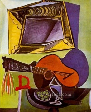 Still Life with Guitar 1918 cubist Pablo Picasso Oil Paintings
